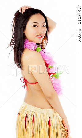 Attractive asian girl 20 years old shot in studio 11174427