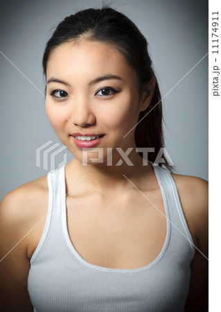 Attractive asian girl 20 years old shot in studio Attractive asian girl 20 years old shot in studio 11174911