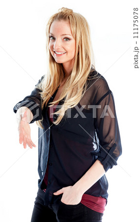 attractive caucasian blond in 30 years old attractive caucasian blond in 30 years old 11175078