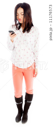 Attractive asian girl 20 years old shot in studio Attractive asian girl 20 years old shot in studio 11176573