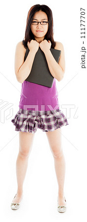 Attractive asian girl 20 years old shot in studio Attractive asian girl 20 years old shot in studio 11177707