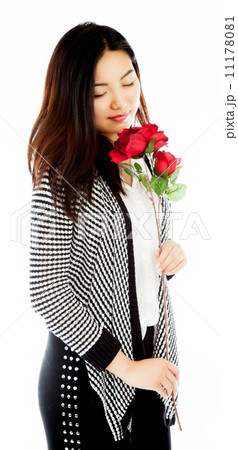 Attractive asian girl 20 years old shot in studio Attractive asian girl 20 years old shot in studio 11178081