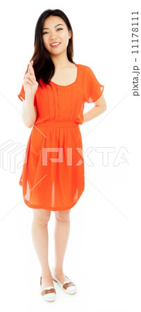 Attractive asian girl 20 years old shot in studio 11178111