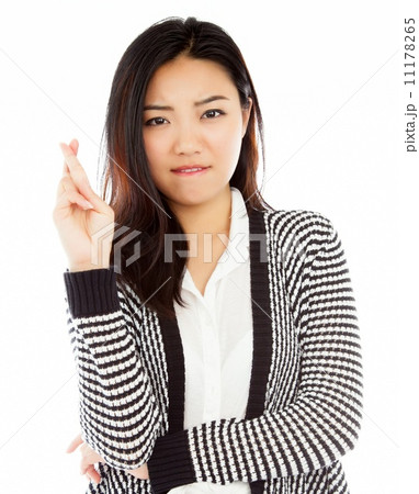Attractive asian girl 20 years old shot in studio 11178265