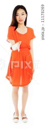 Attractive asian girl 20 years old shot in studio Attractive asian girl 20 years old shot in studio 11178269