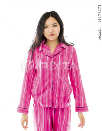 Portrait of a serious young Asian woman 11178271
