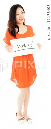 Attractive asian girl 20 years old shot in studio 11178408