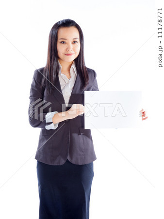 Attractive Asian girl 30s isolated on white background 11178771