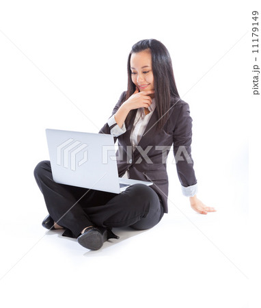 Attractive Asian girl 30s isolated on white background 11179149