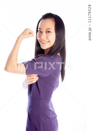 Attractive Asian girl 30s isolated on white background Attractive Asian girl 30s isolated on white background 11179328