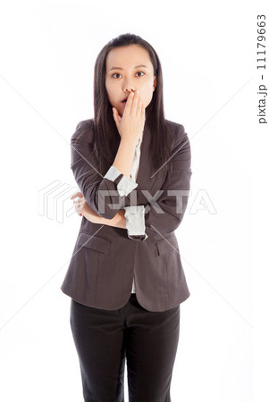 Attractive Asian girl 30s isolated on white background Attractive Asian girl 30s isolated on white background 11179663