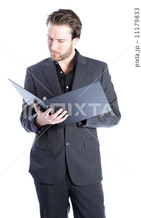 Attractive caucasian man shot in studio 11179833