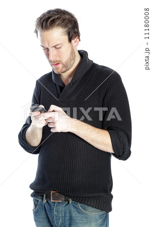 Attractive caucasian man shot in studio Attractive caucasian man shot in studio 11180008