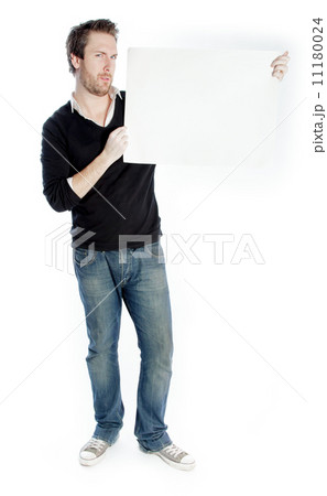 Attractive caucasian man shot in studio 11180024