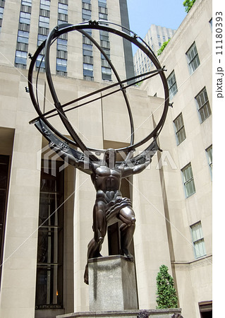 Atlas Statue, Lower Manhattan, New York City, New York State, US Atlas Statue, Lower Manhattan, New York City, New York State, US 11180393