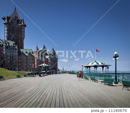 Hotel in a city, Chateau Frontenac Hotel, Quebec City, Quebec, C 11180670