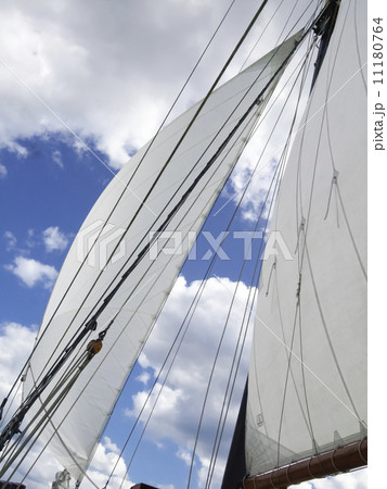 Low angle view of sailboat 11180764