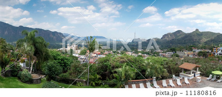 High angle view of a city, Mexico City, Mexico 11180816