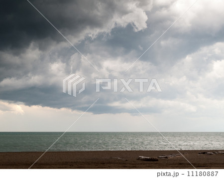 Panoramic view of sea 11180887