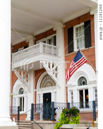 American flag at a government building 11181269