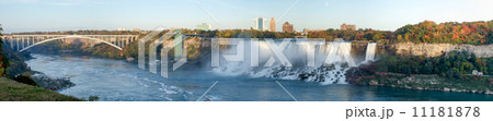 Arch bridge across a river, Horseshoe Falls, Niagara River, Niag 11181878