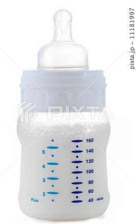 baby bottle isolated on a white background 11181997