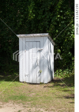 Toilet in a garden 11182190