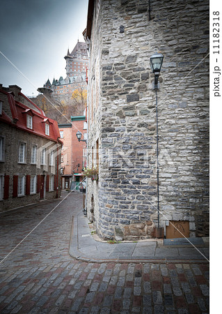 Hotel in a city, Chateau Frontenac Hotel, Quebec City, Quebec, C 11182318