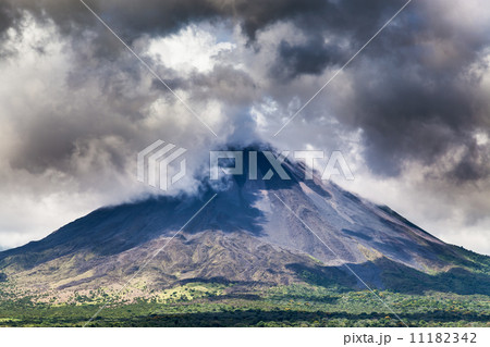 Clouds over a volcano, Costa Rica 11182342