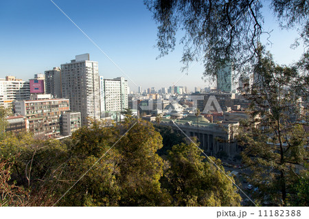 City viewed from Santa Lucia Hill, Santiago, Chile 11182388