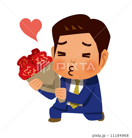 告白するビジネスマン 11184968