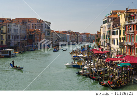 Grand Canal with gondola, Venice 11186223