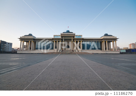 Ulan Bator / Ulaanbaatar, Mongolia: Parliament building, Suhbaat 11186270