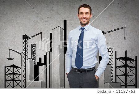 handsome buisnessman handsome buisnessman 11187763