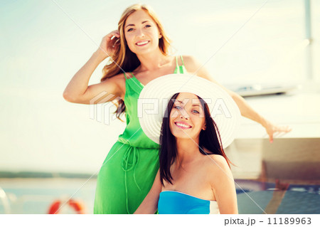 girls on boat or yacht girls on boat or yacht 11189963