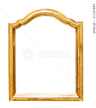 golden frame in form of arch golden frame in form of arch 11191884