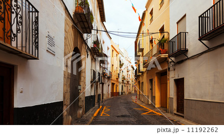 street of spanish town. Sagunto 11192262