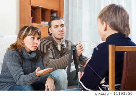 Parents scolding teenage son Parents scolding teenage son 11193550