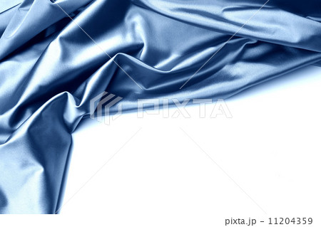 blue satin isolated 11204359