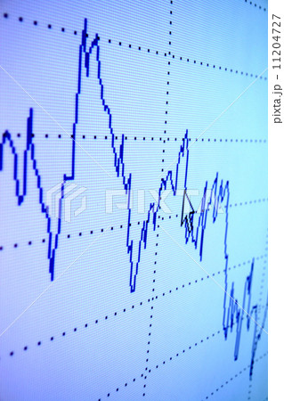 financial graph 11204727