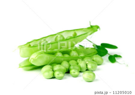Pea isolated on white 11205010