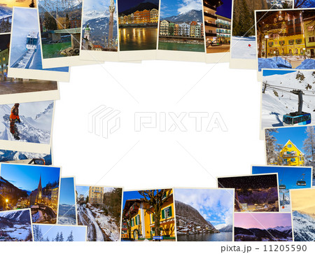 Frame made of mountains ski Austria images (my photos) Frame made of mountains ski Austria images (my photos) 11205590