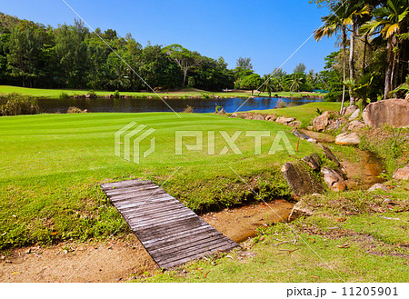 Golf field - island Praslin Seychelles 11205901