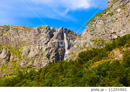 Waterfall in Flam - Norway Waterfall in Flam - Norway 11205902