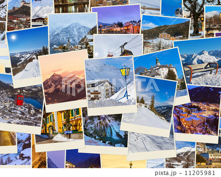 Stack of mountains ski Austria images (my photos) 11205981