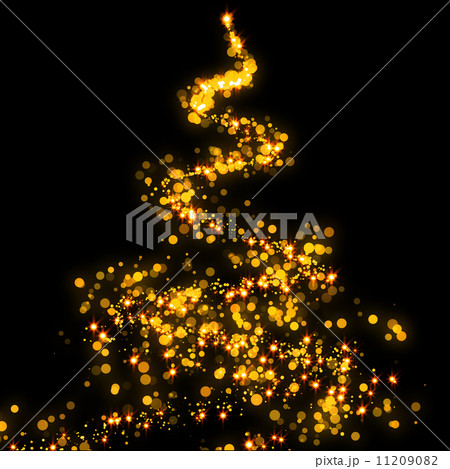 The gold Magic Christmas Tree  11209082