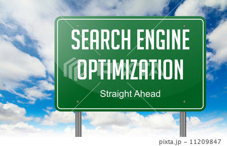Search Engine Optimization on Highway Signpost. Search Engine Optimization on Highway Signpost. 11209847