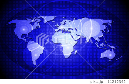 World map.concept of network communication 11212342