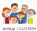 ６人家族　上半身 11213634