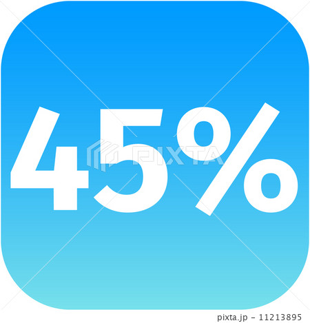 45 percent icon 11213895